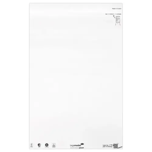 2 Blocs de papier pour chevalet - 2 x 50 feuilles unies - LEGAMASTER