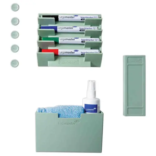 Brosse magn&eacute;tique verte pour tableau blanc - Rechargeable - LEGAMASTER 