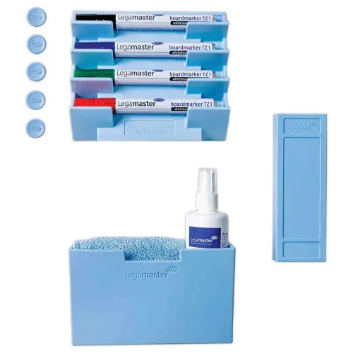 Brosse magnétique bleue pour tableau blanc - Rechargeable - LEGAMASTER