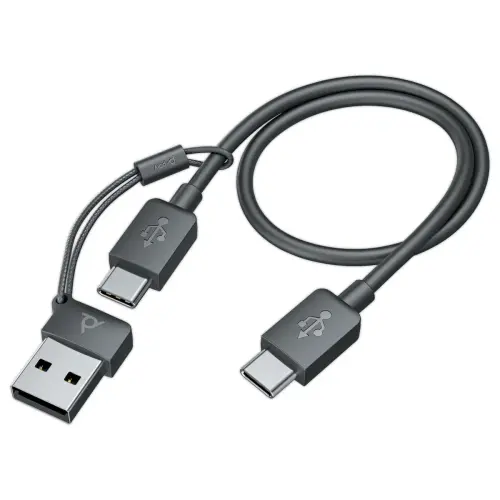 Casque bluetooth sans fil Poly VoyagerFocus 2 USB-C 