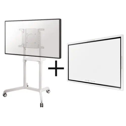 Ecran Flip 65" Samsung + support &agrave; roulettes Neomounts 