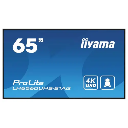 Ecran 65" IIYAMA + support mobile à roulettes