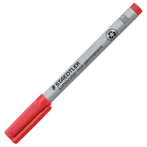Feutre Lumocolor® non-permanent 315 pointe moyenne 1 mm rouge