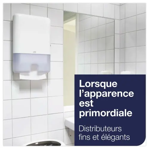 20 Essuie-mains interfoliés économiques H2 - Blancs - TORK