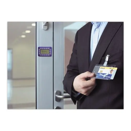 25 Porte-cartes magnétiques avec clip - 1 carte - DURABLE