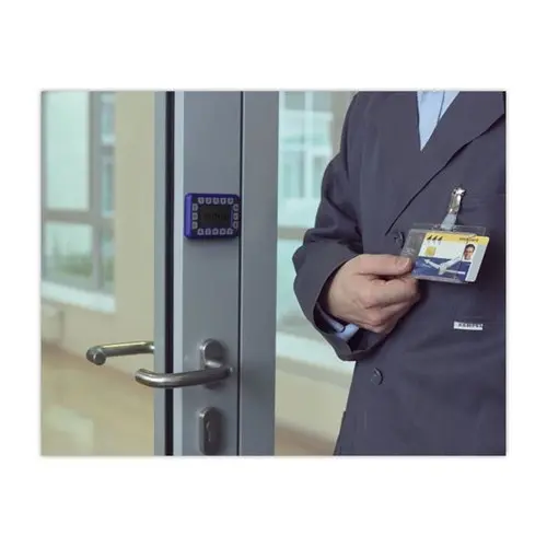 25 Porte-cartes magn&eacute;tiques avec clip - 2 cartes - DURABLE 