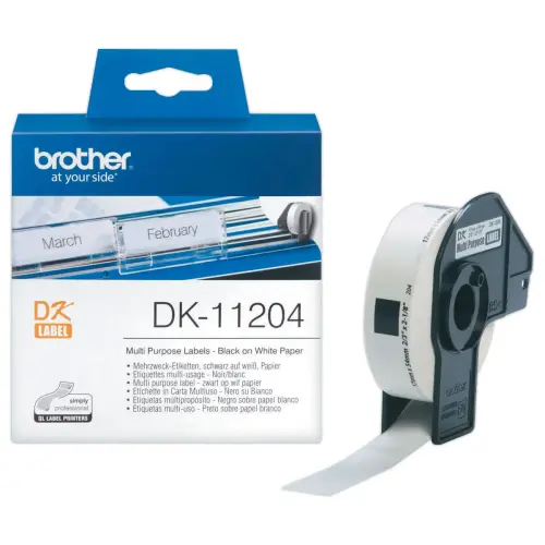 Etiquettes Multi-usage DK11204 17x54mm