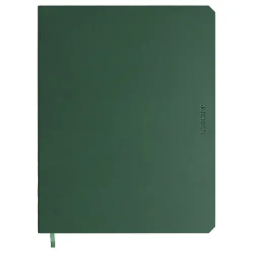 Carnet de Kempen large ligné Origin - Vert