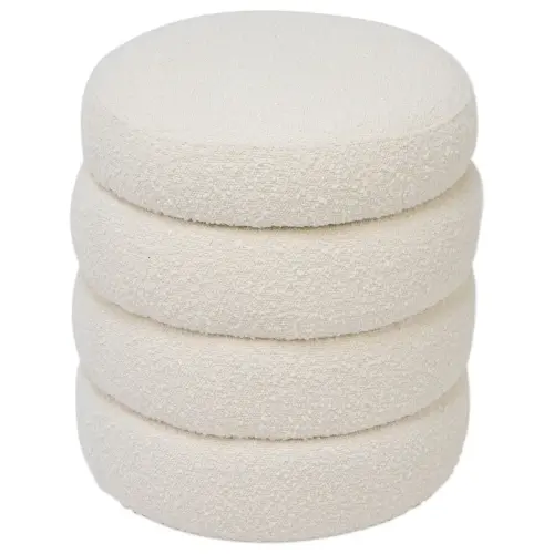 Pouf rangement bouclette 