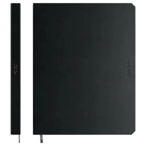 Agenda semainier Weekly Planner Brepols De Kempen Ashblack - Noir