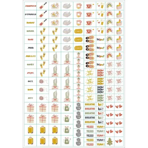 Agenda 21 perp&eacute;tuel semainier S Eterny Graphic - Fran&ccedil;ais 