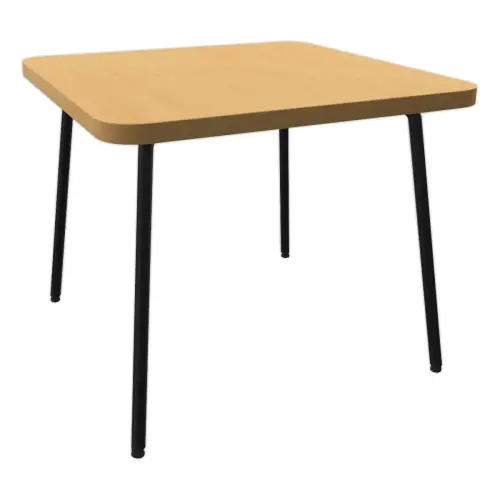Table basse 55 x 55 pied noir 