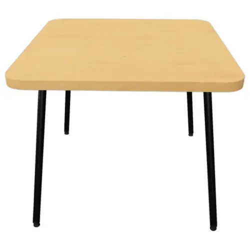 Table basse 55 x 55 pied noir 