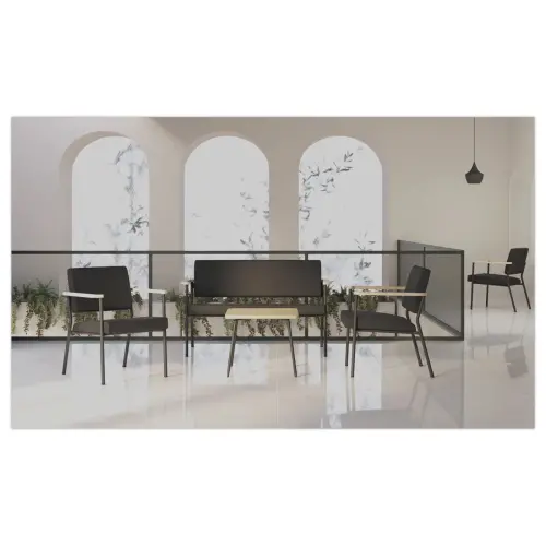 Table basse 55 x 55 pied noir 