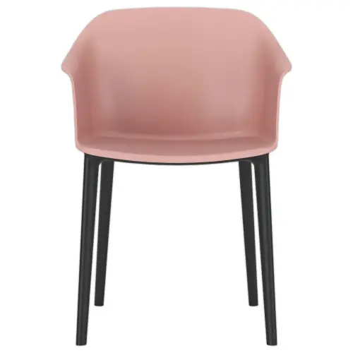 Fauteuil polypro intérieur/ extérieur rose