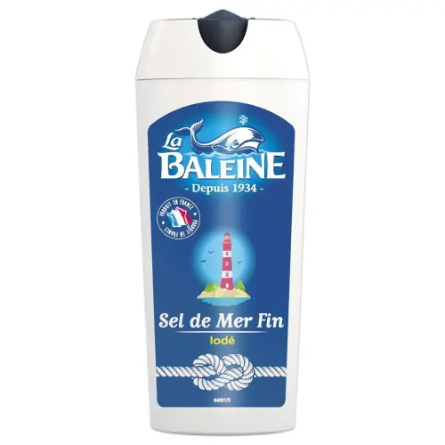 Sel fin iodé 125g La Baleine