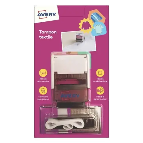10 paquets de 1 tampon textile r&eacute;sistant au lavage 
