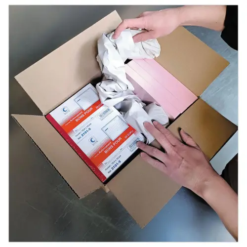 Papier de calage 38cm x 500m double pli 