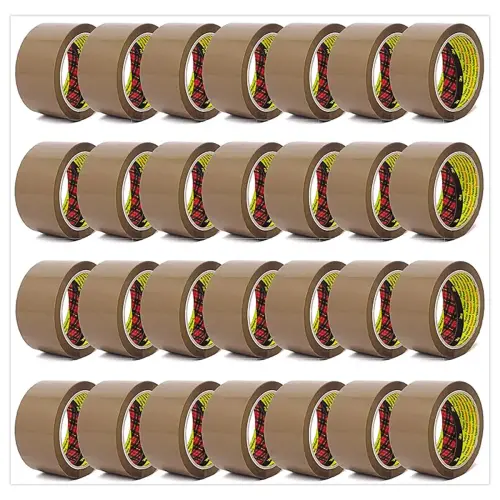36 Rouleaux d'adh&eacute;sifs havane Scotch&reg; 3739 - 50mm X 66 m 