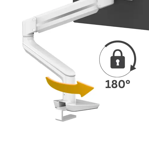 Bras porte-écran Top Mount Tallo - Simple - Blanc - Fellowes