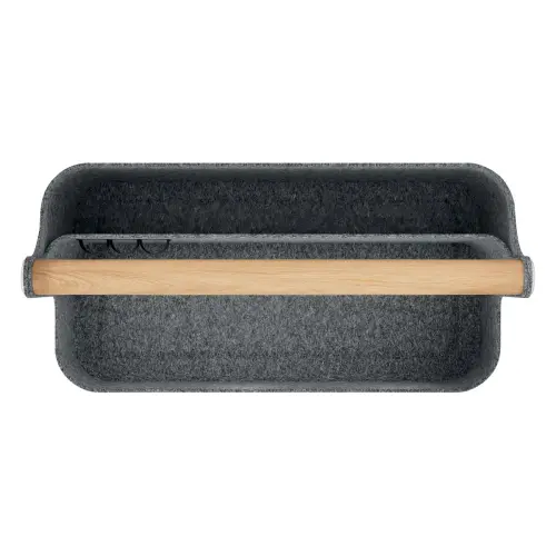 Organiseur de bureau portable - Avec poignée - Gris foncé - Leitz