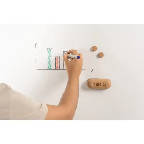Brosse li&egrave;ge pour tableaux blancs - Magn&eacute;tique - Bi-Office 