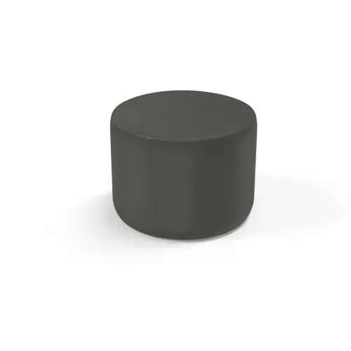 Pouf rond - Gris - Alba 