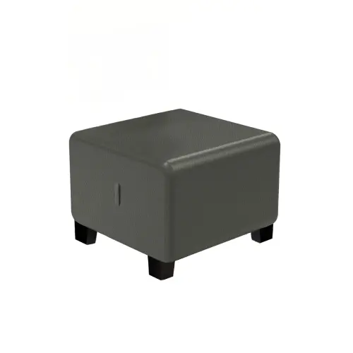 Pouf 1 place - Gris - Alba