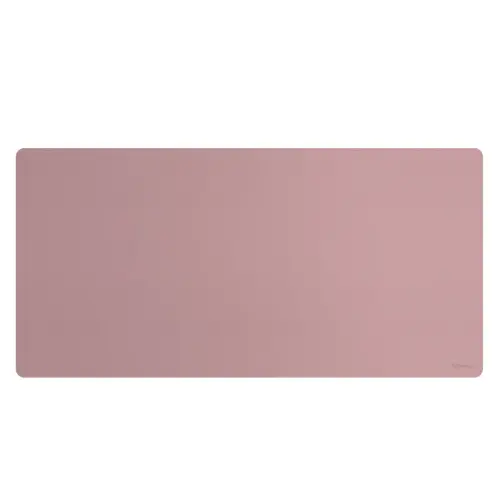 Tapis sous-main r&eacute;versible - 80 x 40 cm - Rose et taupe - Fellowes 