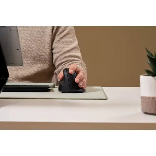 Souris ergonomique verticale Breyta Plus - Grande main - Droitier - Fellowes