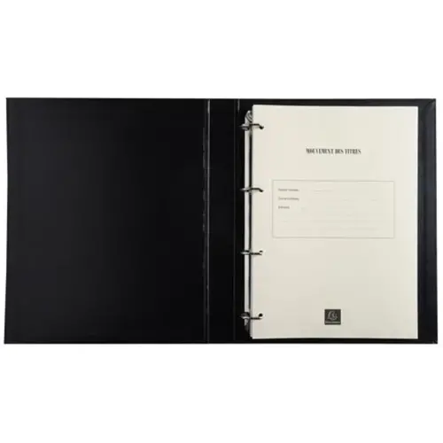 Recharge registre - 100 feuillets imprim&eacute;s - 32 x 26 cm - 4 anneaux - Exacompta 