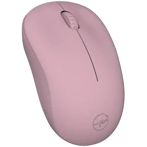 Souris sans fil - Ambidextre - Rose - Mobility Lab