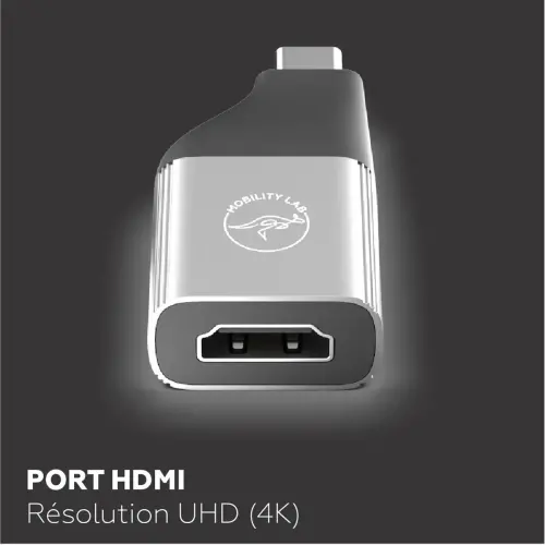 Adaptateur USB-C vers HDMI - 4K - Mobility Lab 