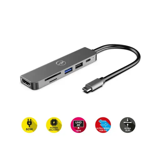 Hub USB-C - 6 en 1 - Mobility Lab
