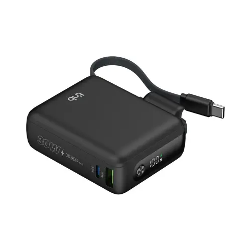 Batterie externe - Câble USB-C - 30W - T'nb
