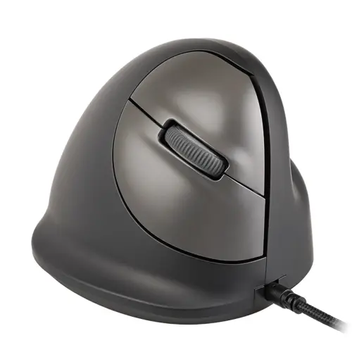 Souris ergonomique - Droitier - Filaire - Noir - R-Go