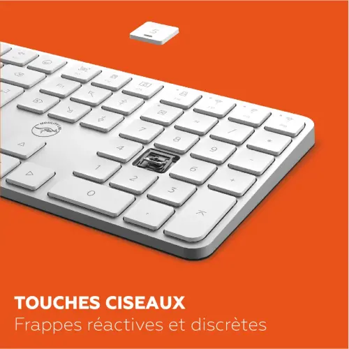 Clavier sans fil - Blanc - Mobility Lab
