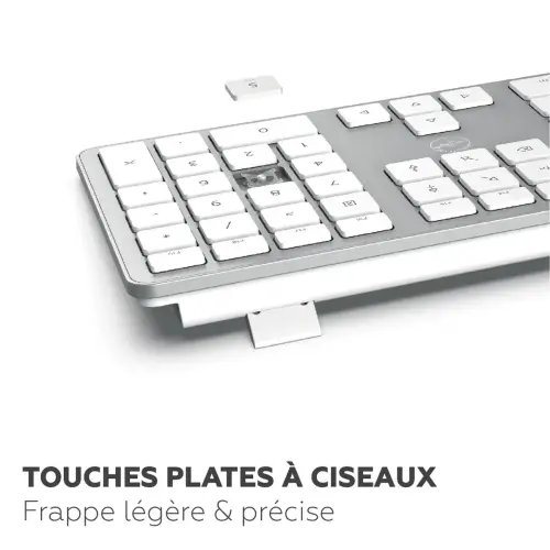 Clavier filaire - Blanc - Mobility Lab