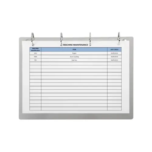 Classeur d’affichage - 4 anneaux - Aluminium - Djois