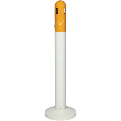 Cendrier sur pied - 3L - Blanc - Prrobbax