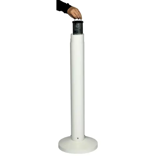 Cendrier sur pied - 3L - Blanc - Prrobbax