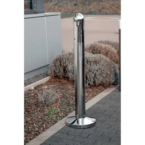 Cendrier sur pied - 3L - Inox- Prrobbax