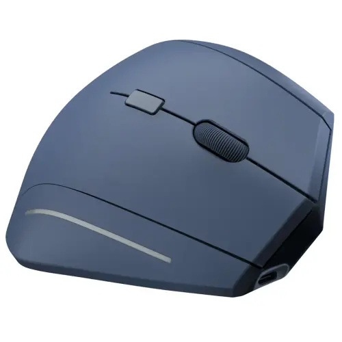 Souris ERGO sans fil - Verticale - Rechargeable - Bleu - T'NB