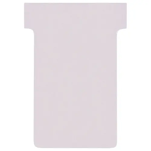 100 Fiches T pour planning - Taille 2 - Violet - Nobo 