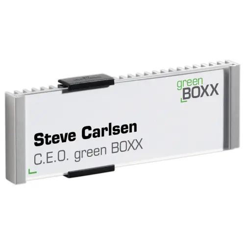 Plaque de porte personnalisable Infosign – 14,9 x 5,25 cm – Durable