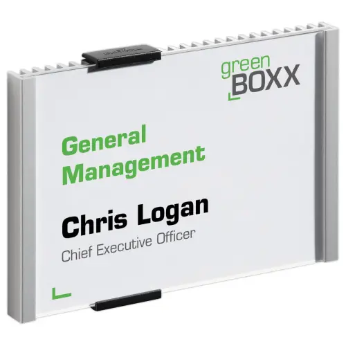 Plaque de porte personnalisable Infosign – A6 – Durable
