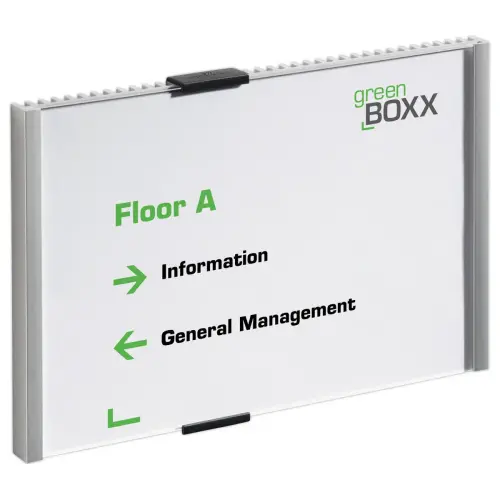 Plaque de porte personnalisable Infosign – A5 – Durable