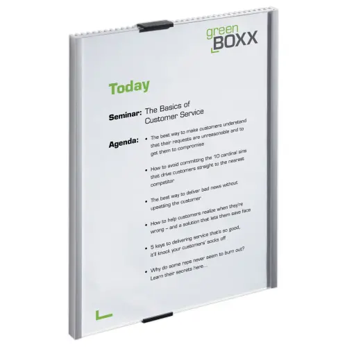 Plaque de porte personnalisable Infosign - A4 - DURABLE 