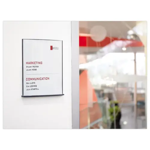 Plaque de porte personnalisable Cinatur - PAPERFLOW - 23 x 31 cm
