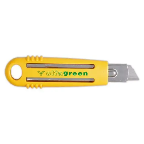 Cutter &agrave; lame trap&eacute;zo&iuml;dale SK4 Green - 17,5 mm - Olfa 
